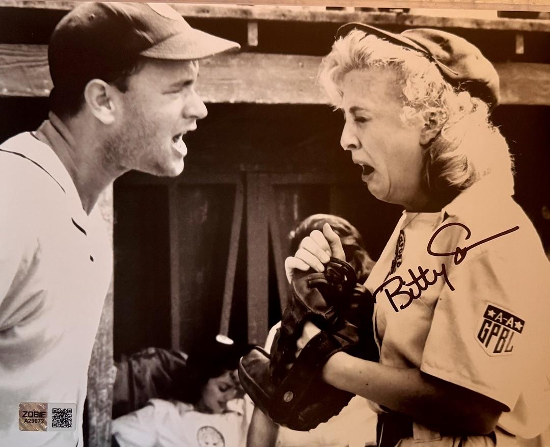 Bitty Schram signed 8x10 (League of their Own) - Zobie COA